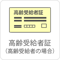 高齢受給者証（高齢受給者の場合）